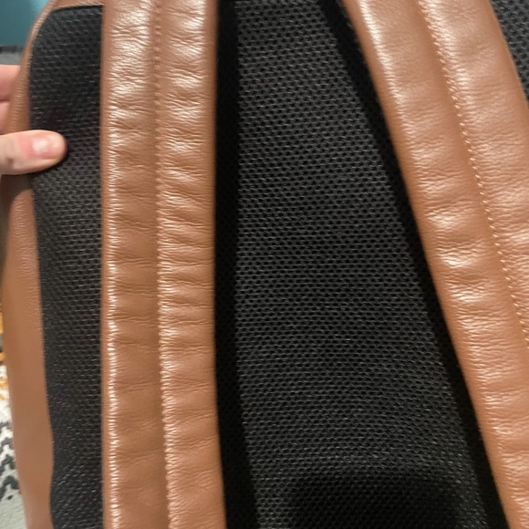 Brown Leather Coach Backpack - Picture 3 of 11